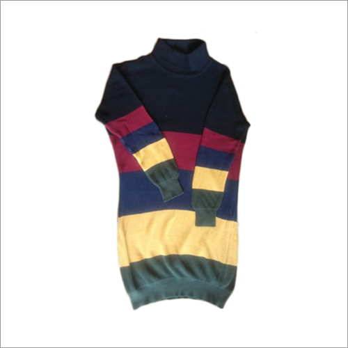 Wool Ladies Multicolor Full Sleeve Sweater
