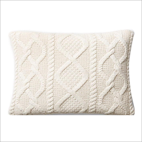 White Knitted Cushions