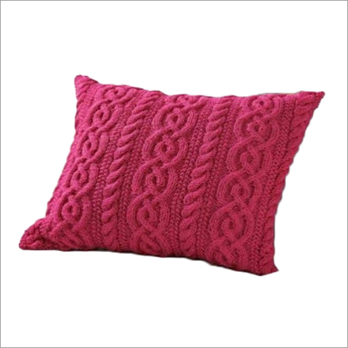 Red Knitted Cushions