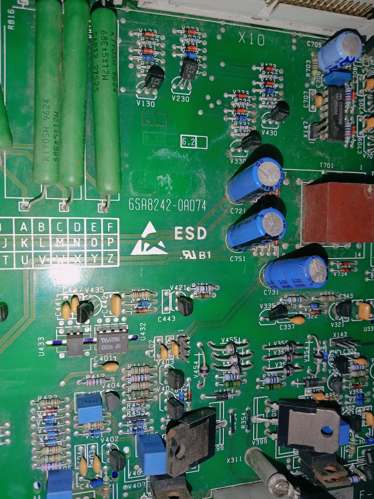 SIEMENS PCB INVERIER PCB 6SA8242-0AD74