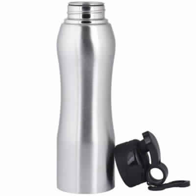 Designer Curve Shape Bottle With Plastic Lid