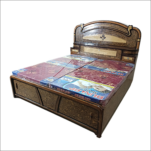 King Size Wooden Bed With Storage Box