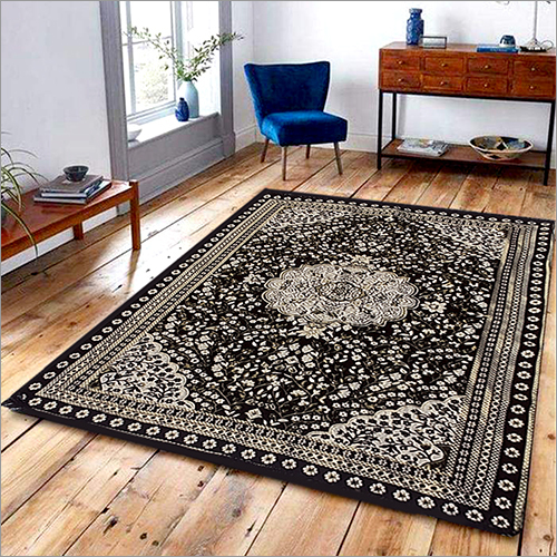 5x7 ft Floor Carpet - Cotton Material 5x7 Inch Size | Customizable Color Washable Versatile Use for Living Room Dining Room Bedrooms Play Areas Bathrooms