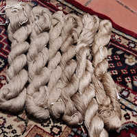 Tussah Silk Spun Yarn