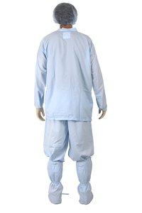 Plain Non Linting Clean Room Garments Shirt & Pant, Cap, Booties, Bag