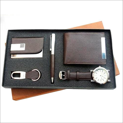 Leather Men Corporate Gift Combo Pack Set