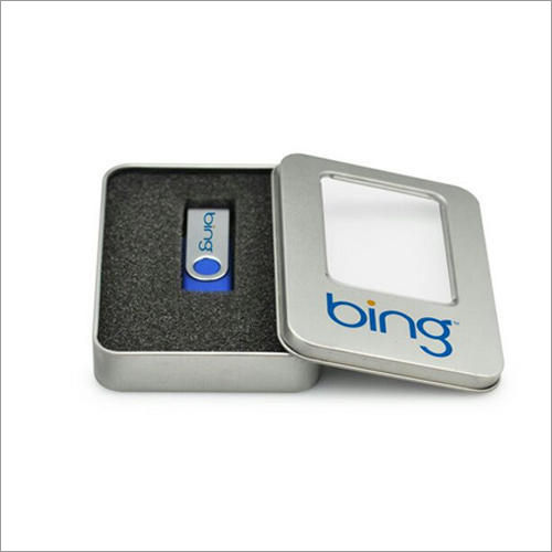 Promotional Pen Drive Steel Box