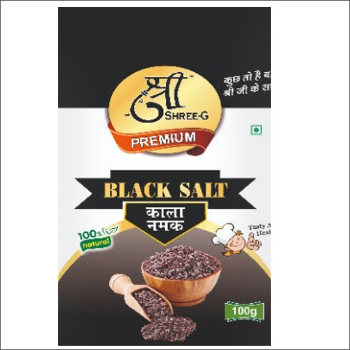 Black Salt Packaging: Packet