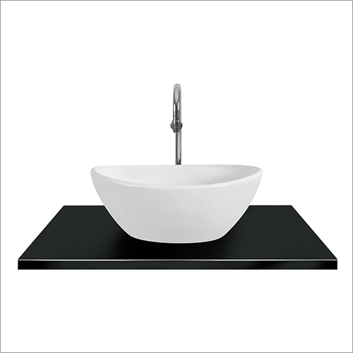 Ceramic White Roxo Oval Table Top Wash Basin