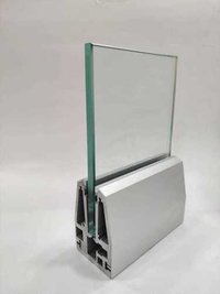 Aluminum Glass Railing - 4 Feet Height, 12 Mm Tempered Glass | Powder Coated Finish, Ideal For Balcony Applications
