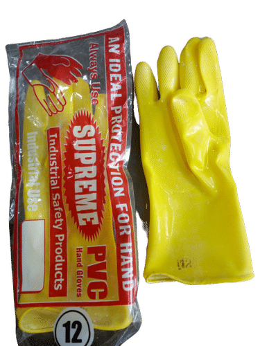 Pvc Hand Gloves For Chemical Industry