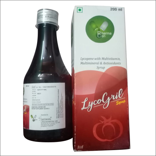 200ml Lycopene With Multivitamin Multimineral And Antioxidants Syrup By MANGAL PHARMACEUTICALS