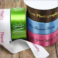 Printed Satin Ribbon Roll - Custom Length Meter, Multicolor, Various Thickness Mm | Ideal For Garment And Textile Industries