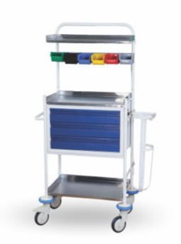 Stainless Steel Emergency Crash Cart