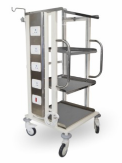 Powder Coated Monitor Trolley