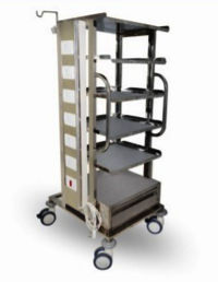 Ss Monitor Trolley