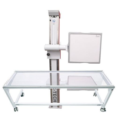 Vertical Bucky Stand Specially Designed With Moving Table For Retrofit Dr Panel - Color: White