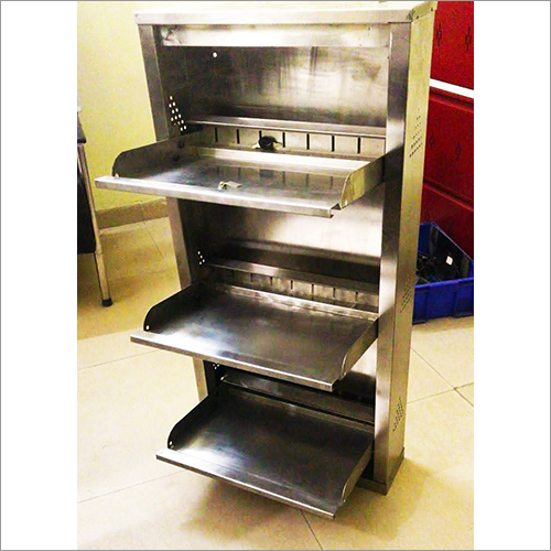 WALL MOUNTED FOLDABLE STAINLESS STEEL SHOE& OTHER RACKS By BUSSINESS INDIA