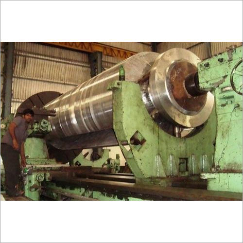 Paper Mill Rolls - Alloyed Steel, Various Lengths and Diameters | Galvanized Finish, Curved Surface, High Tensile Strength