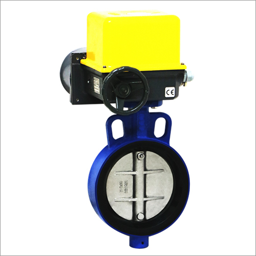 Electric Actuator Operated Butterfly Valve Application: Industrial