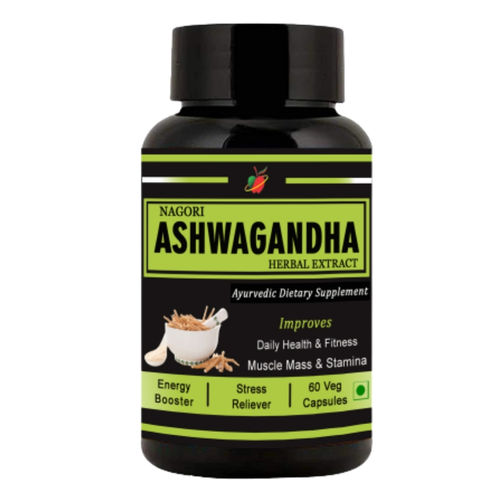 Nogori Ashwagandha Extract Capsule - 60 Veg Capsule Age Group: For Adults