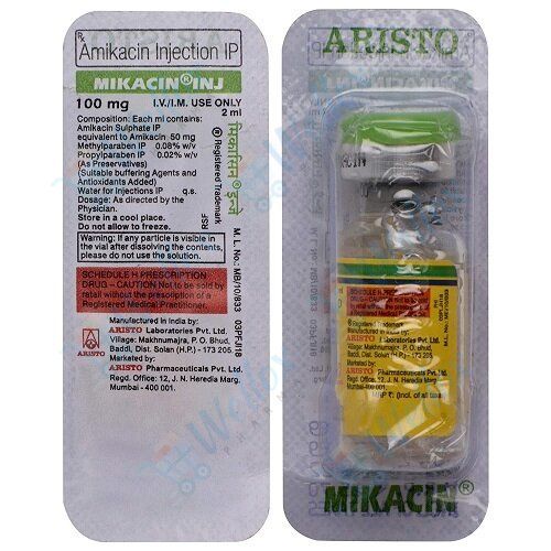 Amikacin Sulphate Injection I.P. 100 mg