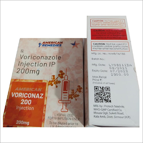 Variconazole Injection 200 mg 