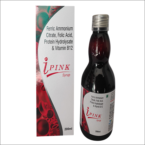 Ferric Ammonium Citrate, Folic Acid, Protein Hydrolysate And Vitamin B12 Syrup