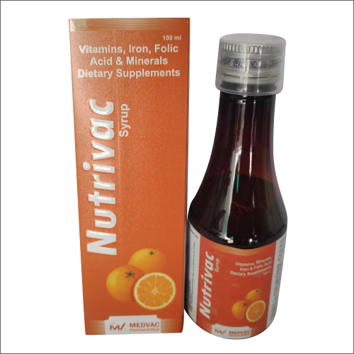 Vitamin, Iron, Folic Acid And Minerals Dietary Supplements Syrup