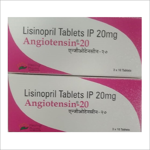 Lisinopril Tablets 20 mg By NILPANKH AGENCIES