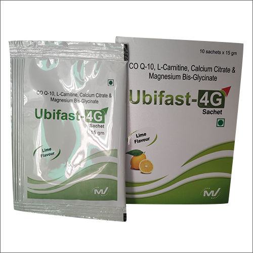 CO Q-10, L-Carnitine, Calcium Citrate And Magnesium Bis-Glycinate Sachet