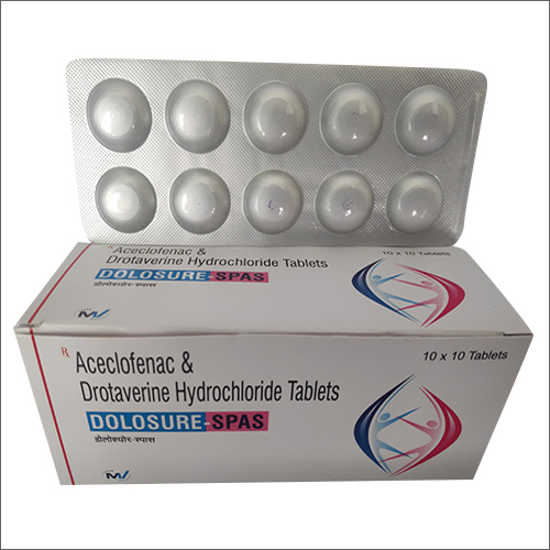 Aceclofenac And Drotaverine Hydrochloride Tablets