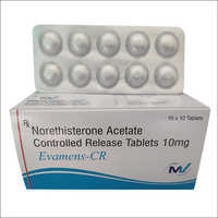 10mg Norethisterone Acetate Controlled Release Tablets General Medicines