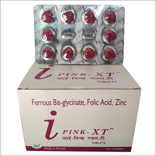 Ferrous Bis-Glycinate, Folic Acid, Zinc Tablets