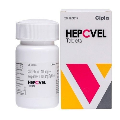 Sofosbuvir 400 Mg + Velpatasvir 100 Mg Tablets (Hepcvel) General Medicines