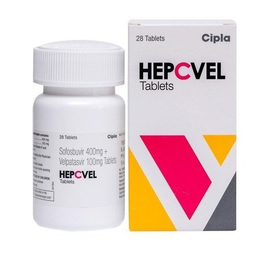 Sofosbuvir 400 mg + Velpatasvir 100 mg Tablets (Hepcvel)