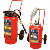 Safex Trolley Mounted ABC Type Fire Extinguishers Out Side Cartridge- 50 Kg