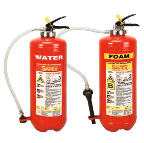 Safex Foam Squeeze Grip Cartridge Type Fire Extinguishers- 09 Ltrs