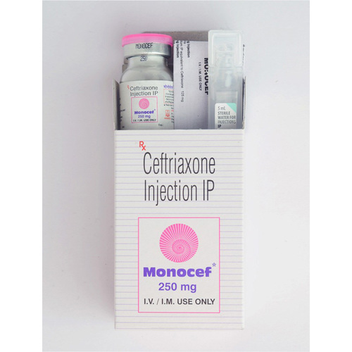 Ceftriaxone Injection I.P. (Monocef) 250 mg