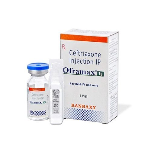 Ceftriaxone Injection I.P. (Oframax) 1 gm