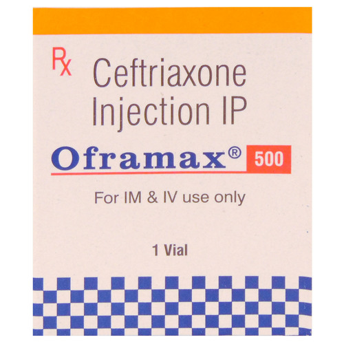 Ceftriaxone Injection I.P. (Oframax) 500 mg