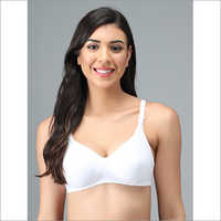 Ladies Feeding Bra - Cotton Blend Material, All Sizes Available, Ivory White | Comfortable Side Opening Design For Easy Feeding