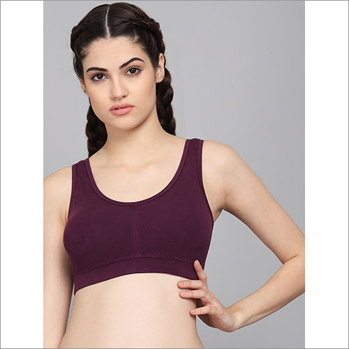 Plain Ladies Gym Sports Bra