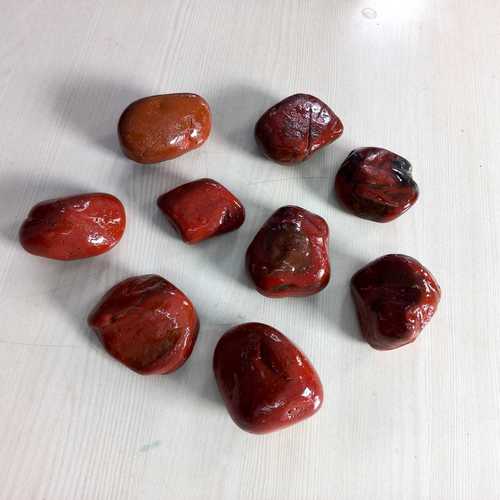 Blood Red color natural Agate PEBBLE STONE INDIAN best supplier red jasper polished stone rocks