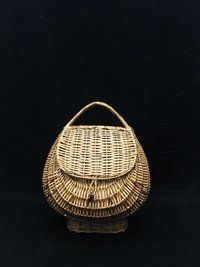 Picnic Basket Egg Shape Double Door