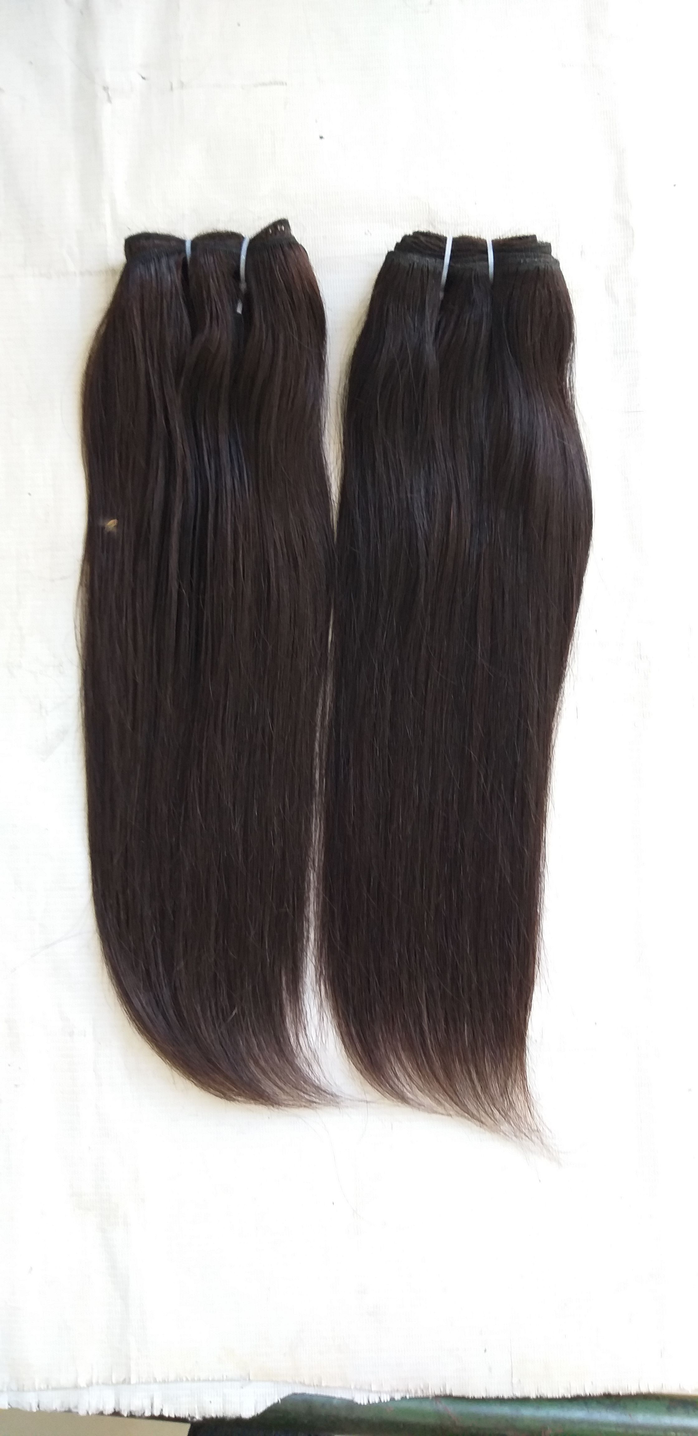 Single Drawn Natural Straight Double Machine Best Hair Extensions