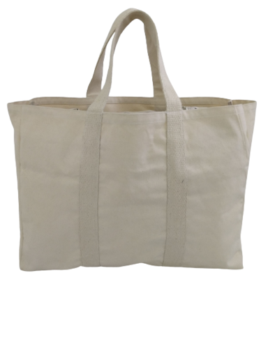 12 Oz Natural Canvas Tote Bag With Cotton Web Handle