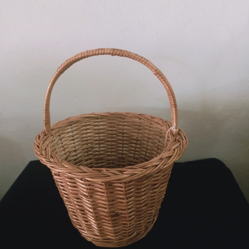 Flower Basket With Handle 7 Inch