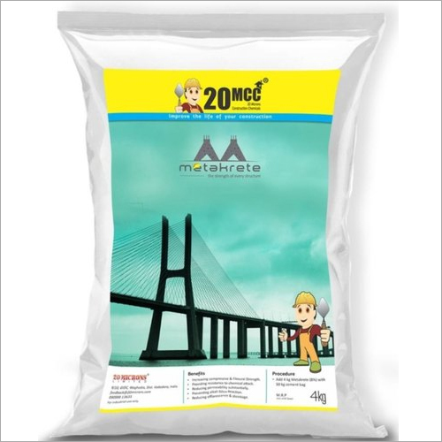 20 Micrones Metakrete Cement Admixture