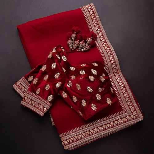 Organza saree
